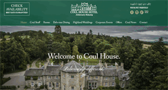 Desktop Screenshot of coulhousehotel.com